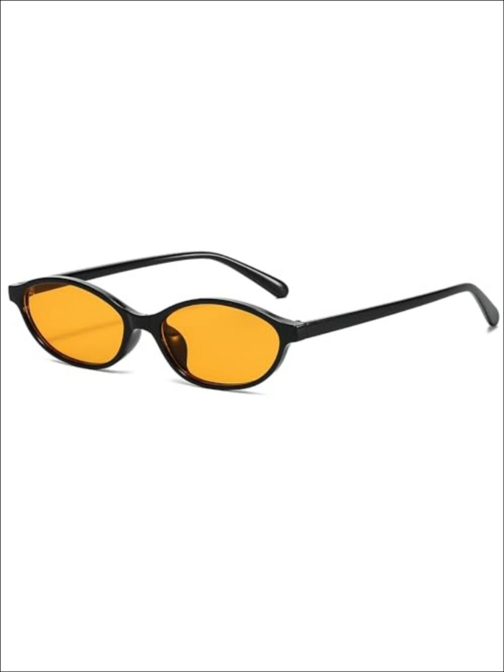 Retro Oval Cat Eye Sunglasses 90s Trendy UV400 Lightweight Women